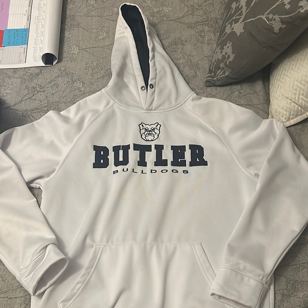 Butler Bulldogs White Hoodie